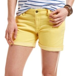 Vineyard Vines yellow denim shorts size 16